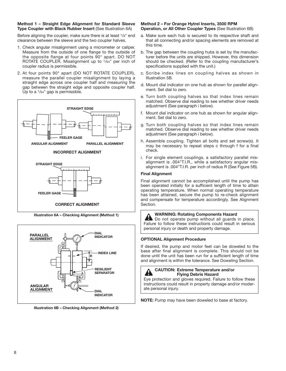 Bell & Gossett P81875G Series HSC-S Centrifugal Pump User Manual | Page 8 / 31