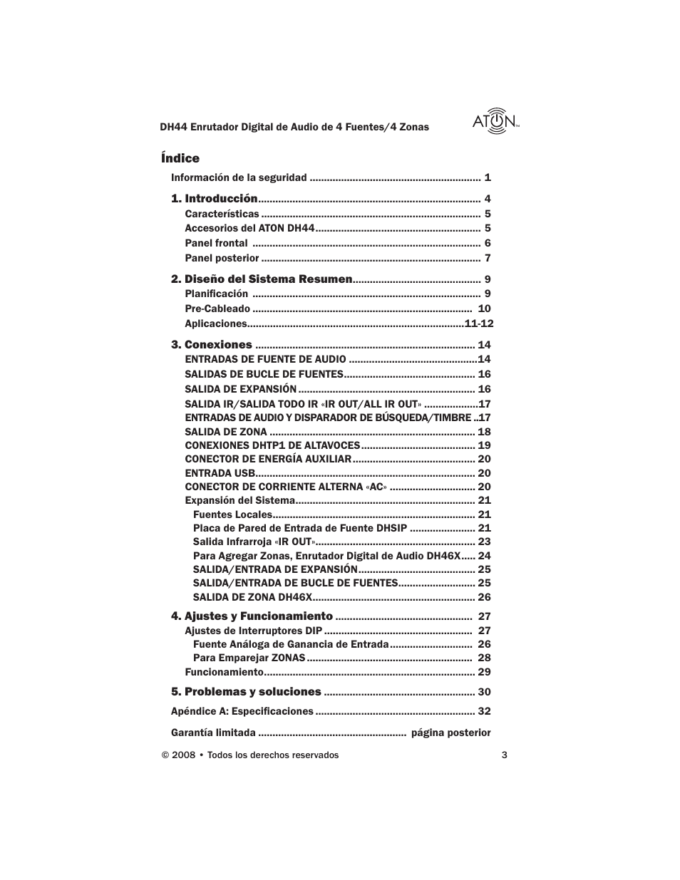 ATON DH44 User Manual | Page 41 / 72