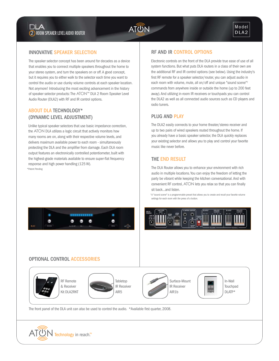 ATON DLA2  EN User Manual | 2 pages