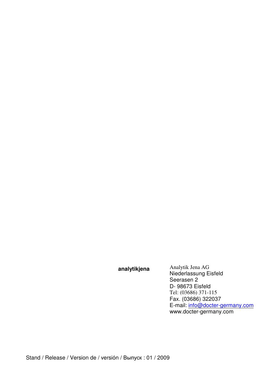 DOCTER DOCTER®unipoint 3-12x56 User Manual | Page 37 / 37