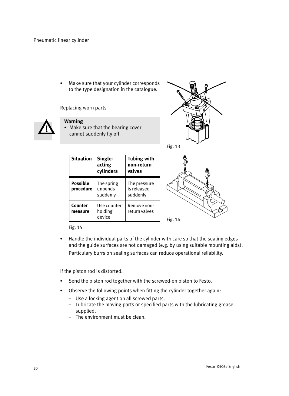 Festo Стандартные цилиндры DNC-V с распределителем User Manual | Page 20 / 64