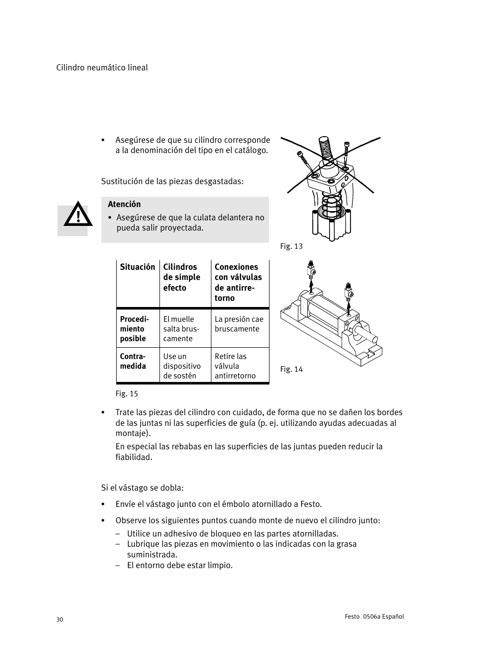 Festo Стандартные цилиндры DNC-V с распределителем User Manual | Page 30 / 64