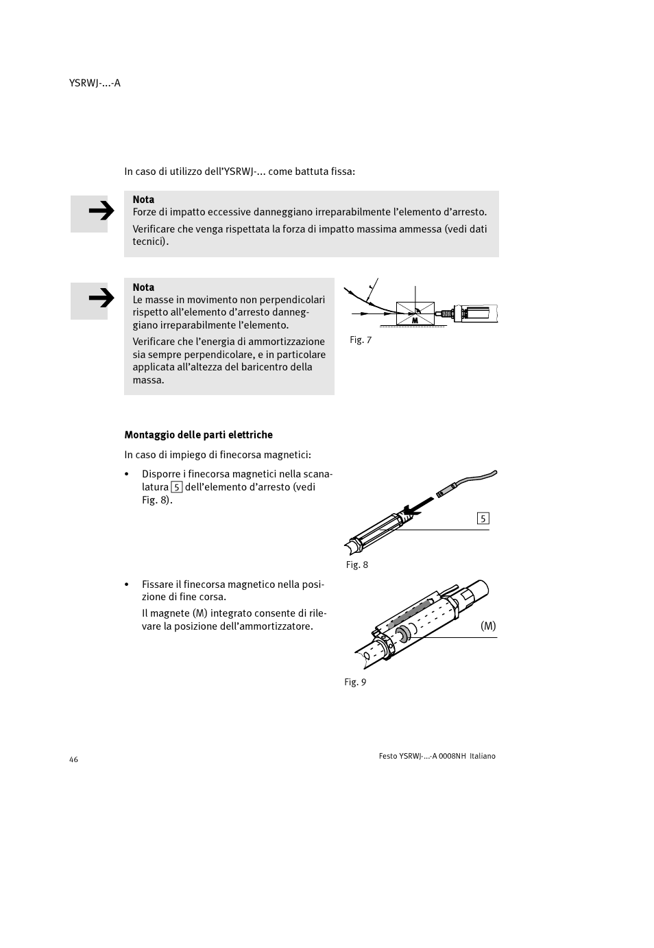 Festo Амортизаторы YSRWJ User Manual | Page 46 / 64