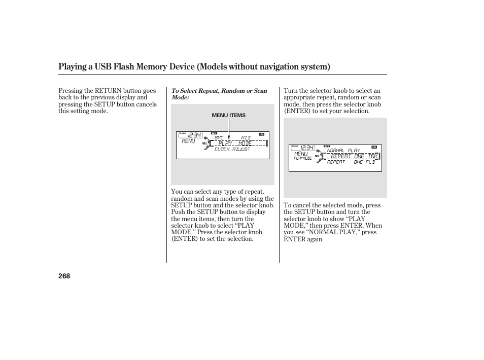 Acura 2009 Accord Sedan User Manual | Page 274 / 650