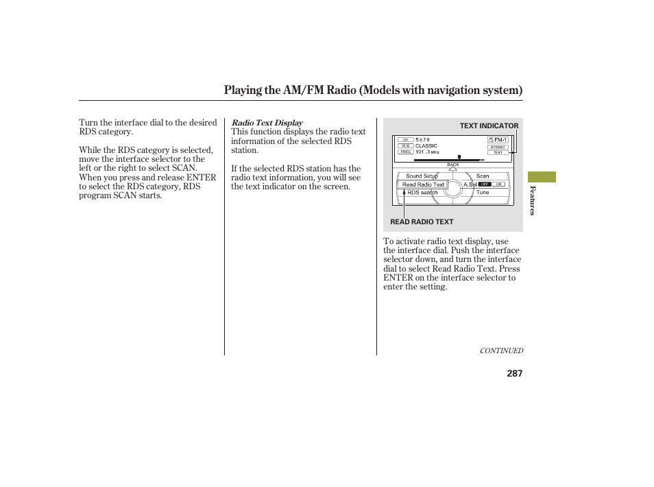 Acura 2009 Accord Sedan User Manual | Page 293 / 650