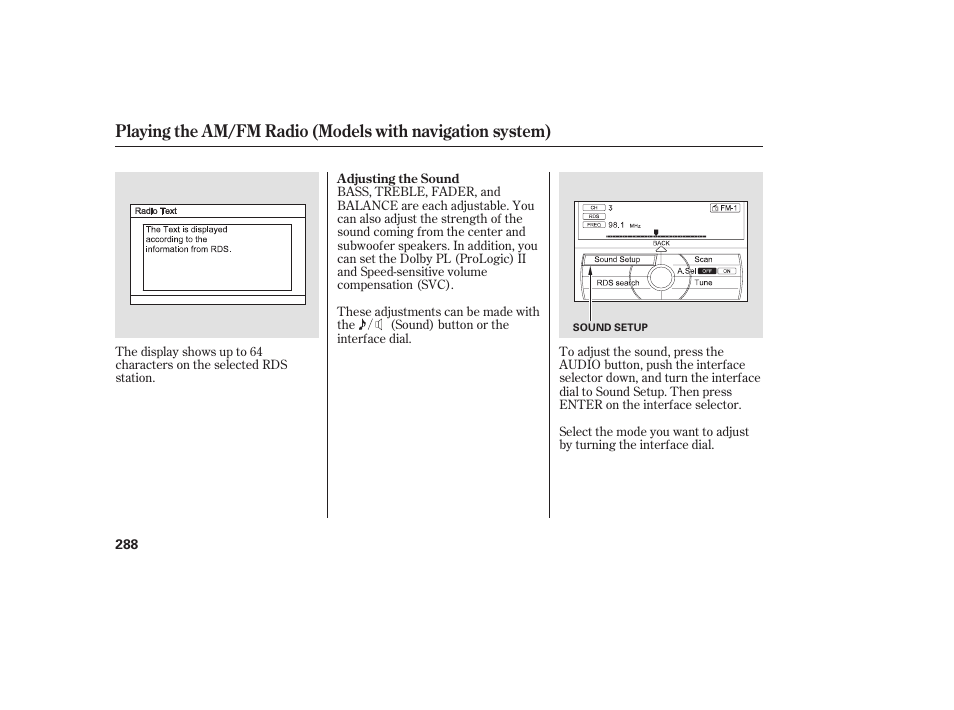 Acura 2009 Accord Sedan User Manual | Page 294 / 650