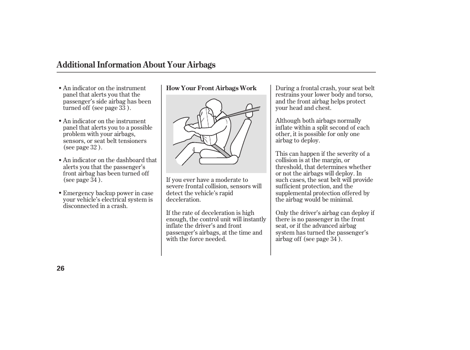 Additional information about your airbags | Acura 2009 Accord Sedan User Manual | Page 32 / 650