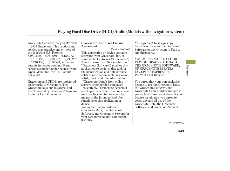 Acura 2009 Accord Sedan User Manual | Page 349 / 650