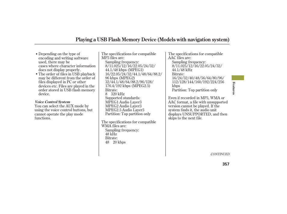 Acura 2009 Accord Sedan User Manual | Page 363 / 650
