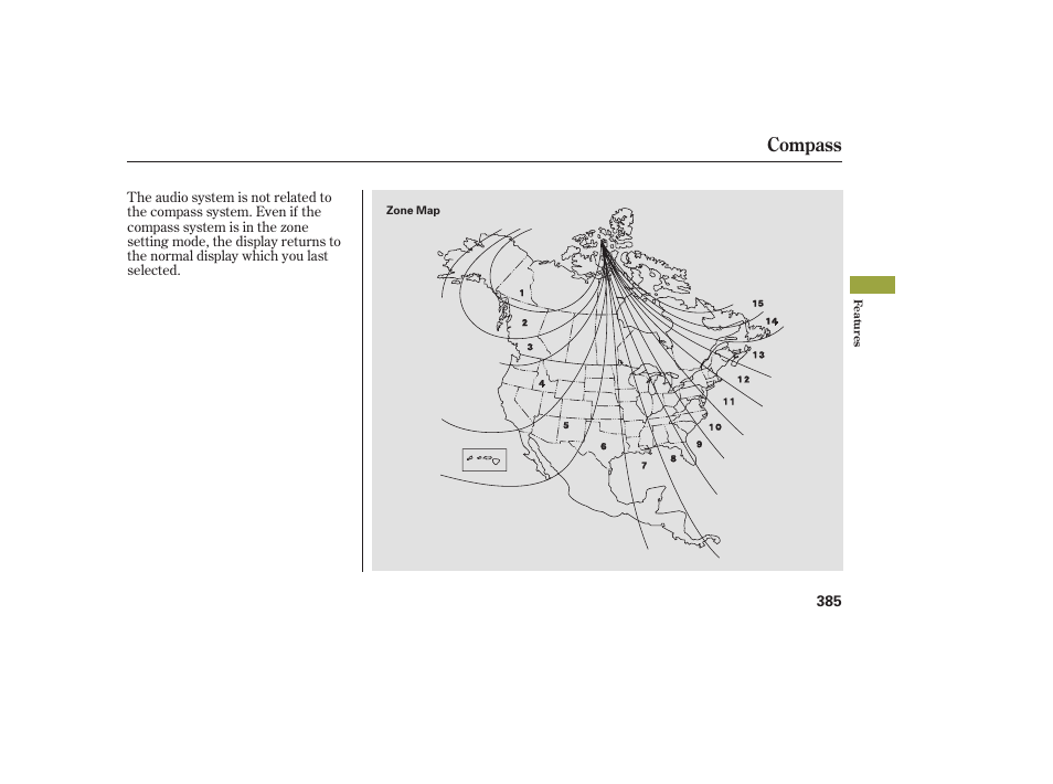 Compass | Acura 2009 Accord Sedan User Manual | Page 391 / 650