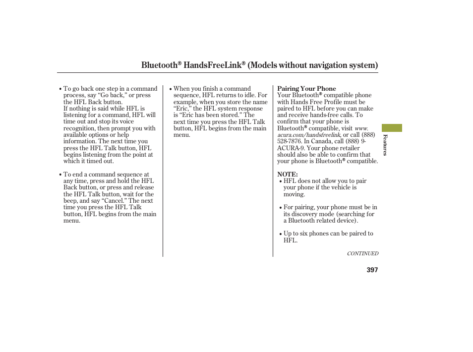 Acura 2009 Accord Sedan User Manual | Page 403 / 650