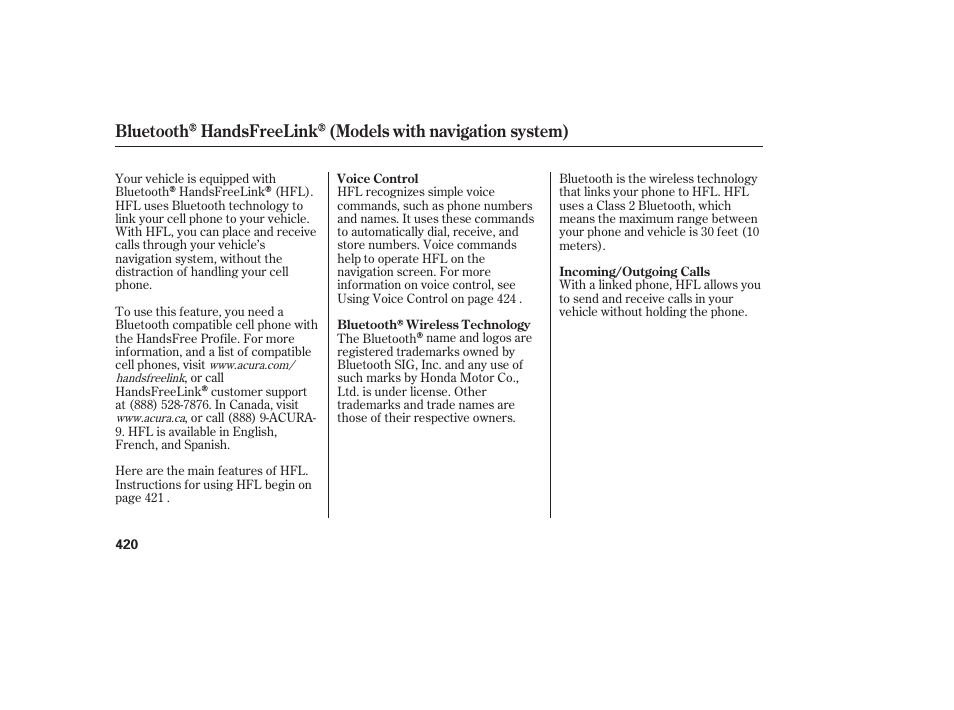 Acura 2009 Accord Sedan User Manual | Page 426 / 650