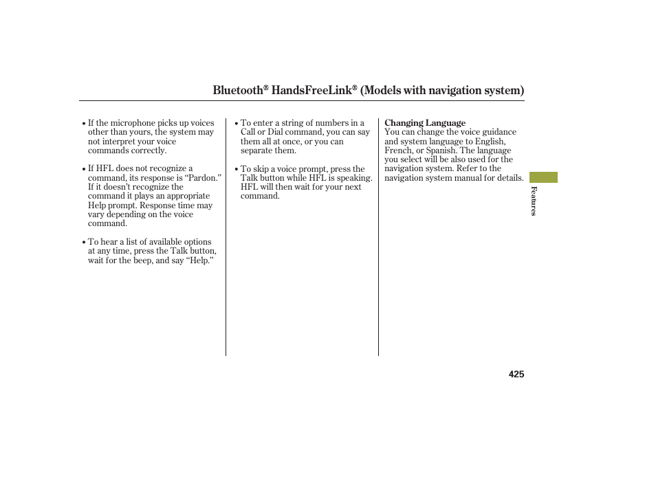 Acura 2009 Accord Sedan User Manual | Page 431 / 650