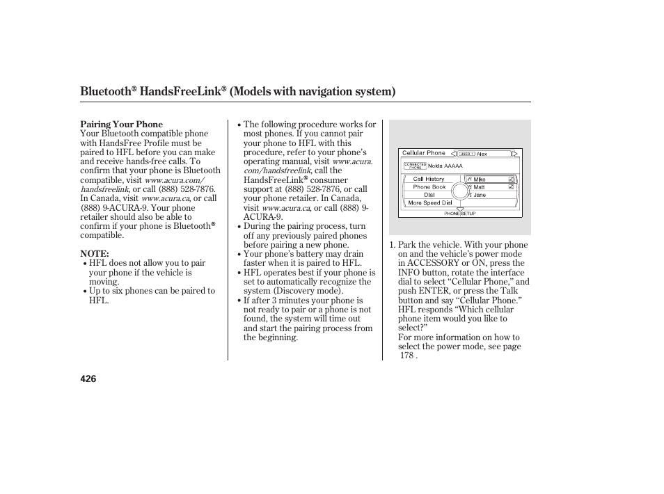 Acura 2009 Accord Sedan User Manual | Page 432 / 650