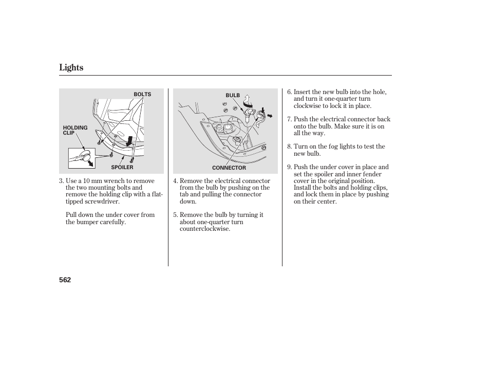 Lights | Acura 2009 Accord Sedan User Manual | Page 568 / 650
