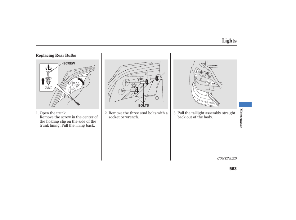 Lights | Acura 2009 Accord Sedan User Manual | Page 569 / 650
