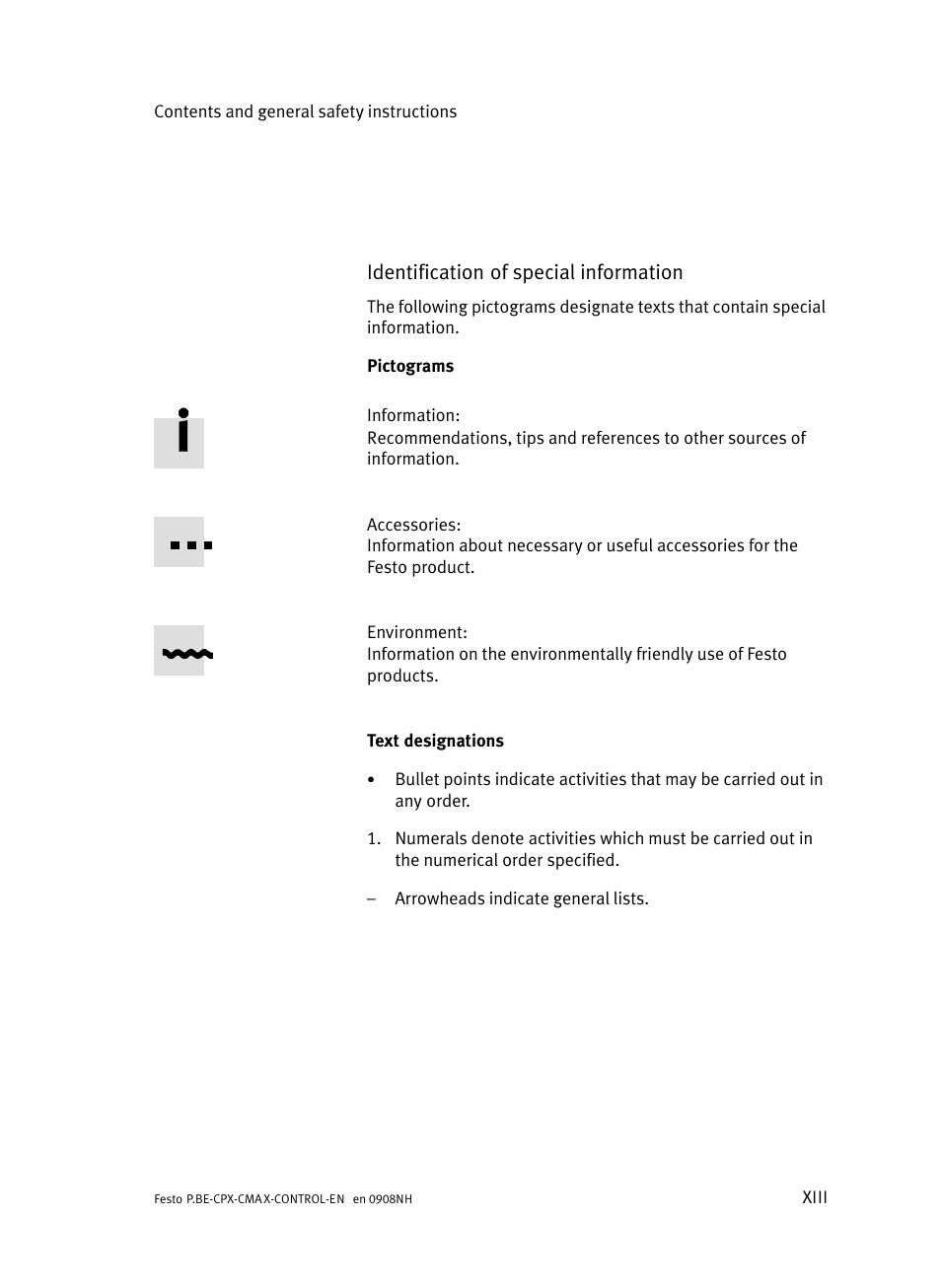 Festo Контроллер позиционирования CPX-CMAX User Manual | Page 15 / 446