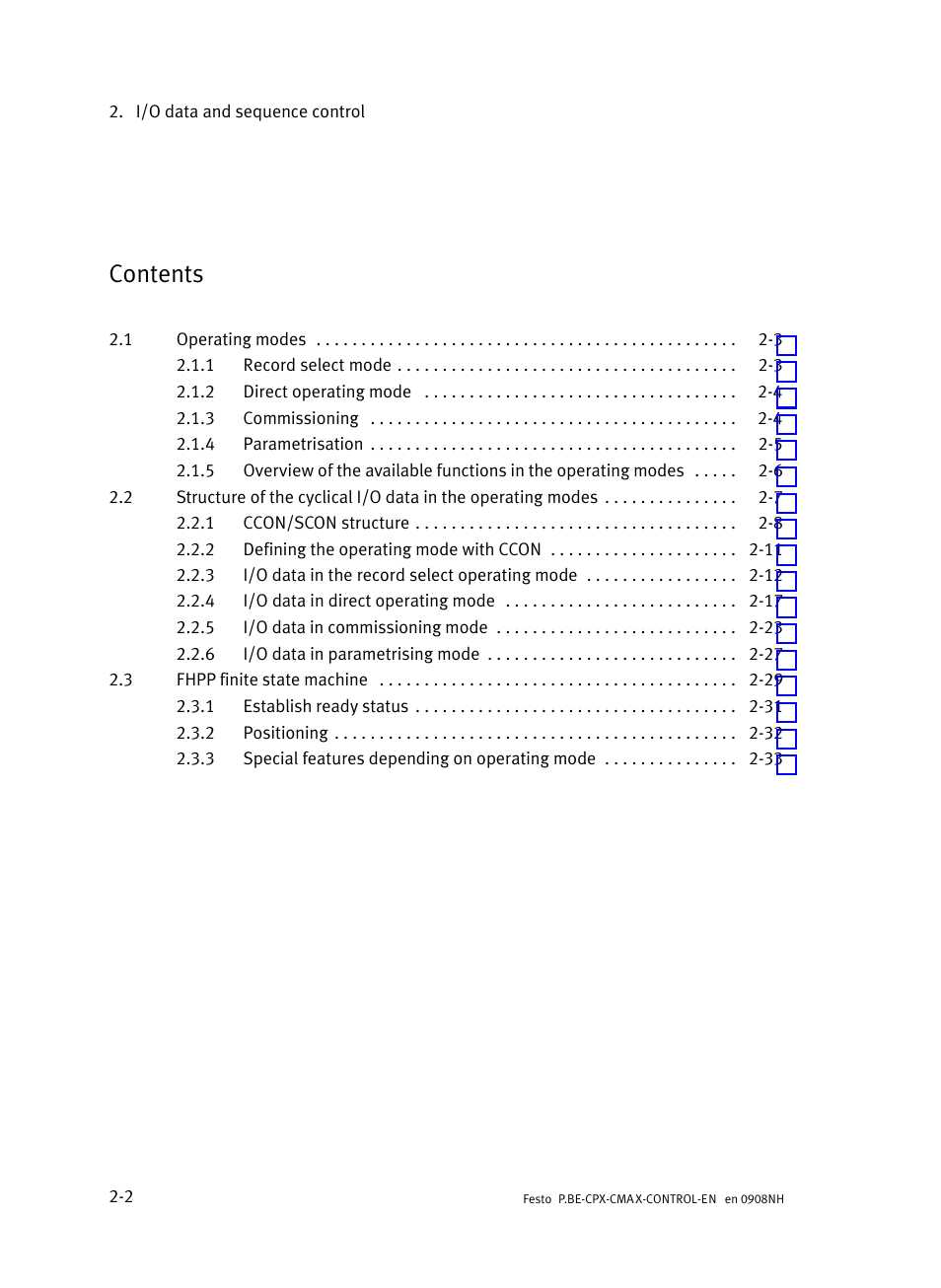 Festo Контроллер позиционирования CPX-CMAX User Manual | Page 30 / 446