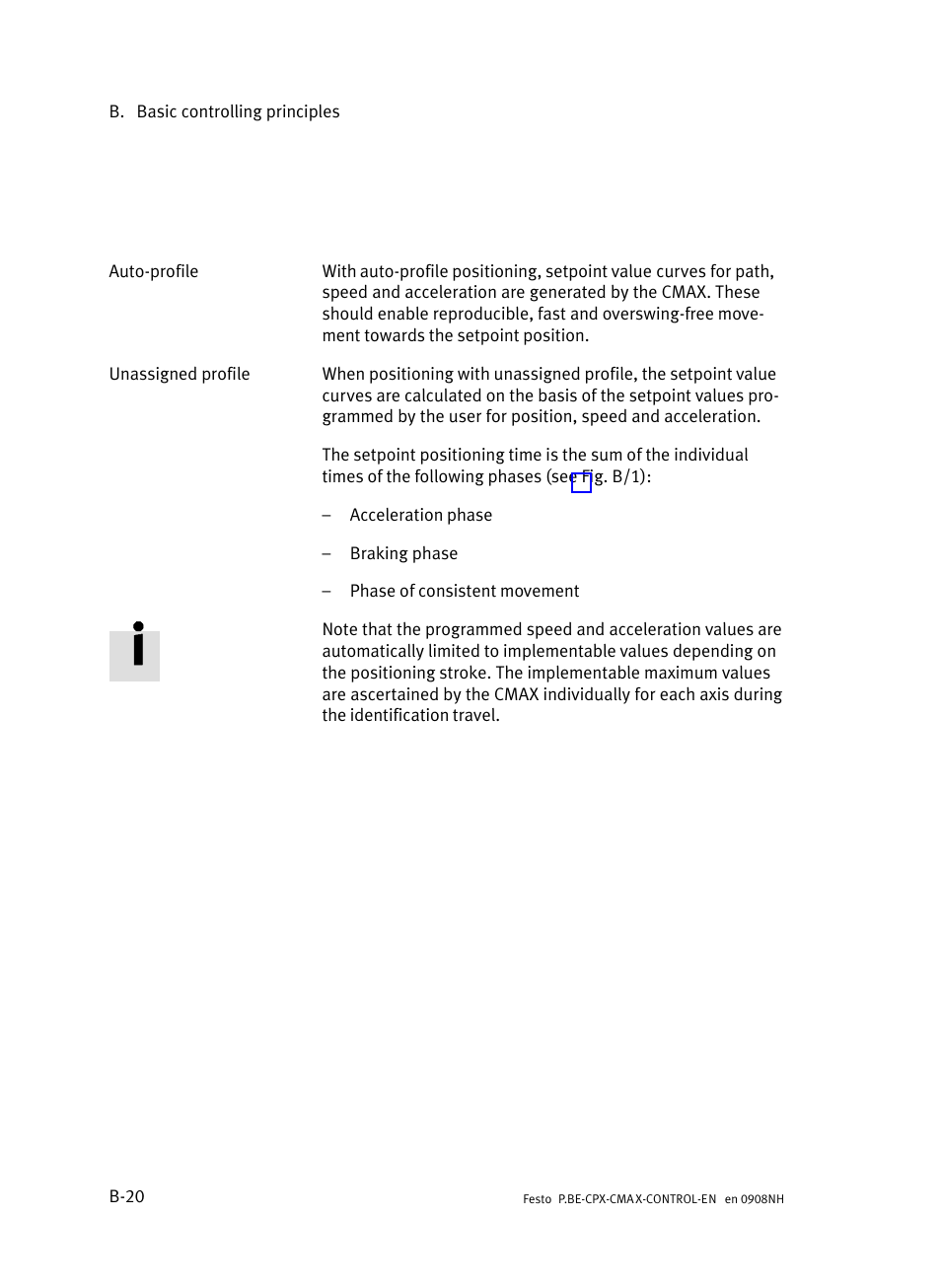 Festo Контроллер позиционирования CPX-CMAX User Manual | Page 362 / 446