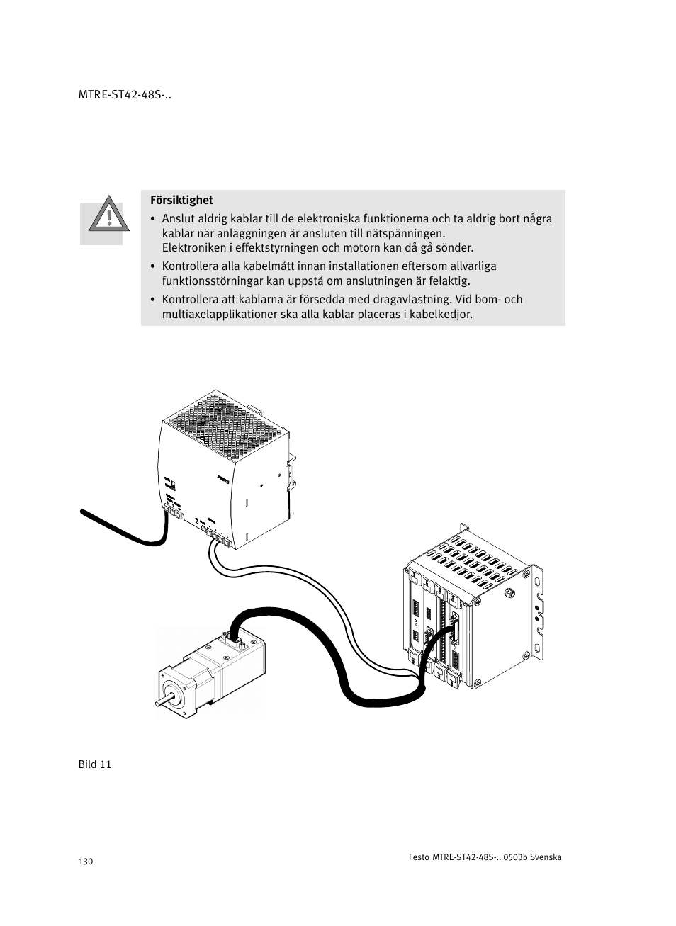 Festo Шаговые моторы MTRE-ST User Manual | Page 130 / 140