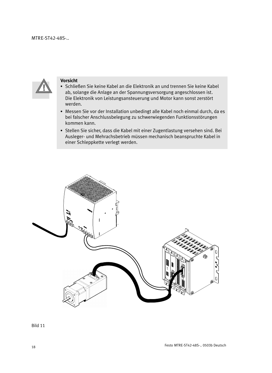 Festo Шаговые моторы MTRE-ST User Manual | Page 18 / 140