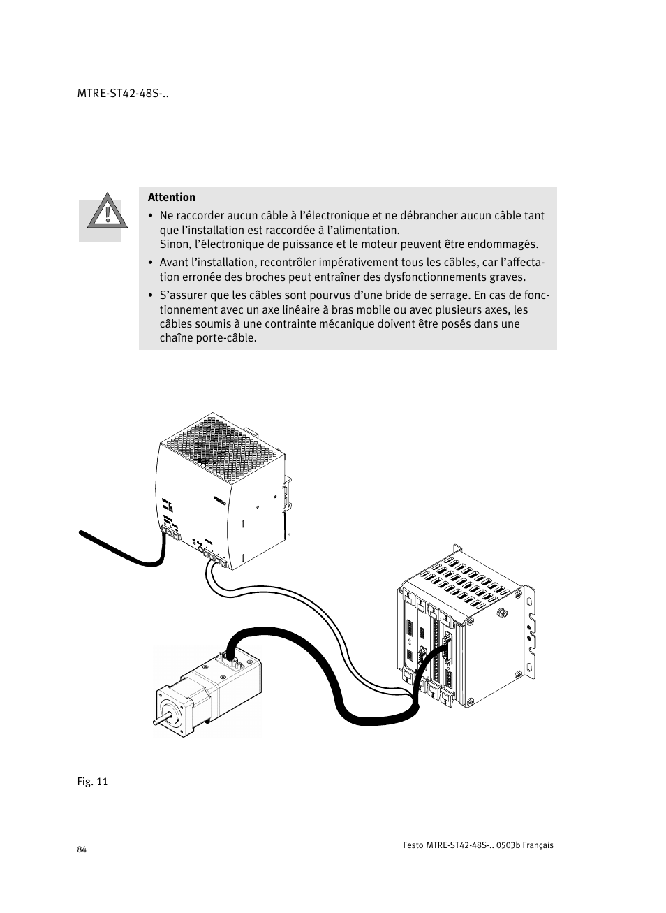 Festo Шаговые моторы MTRE-ST User Manual | Page 84 / 140