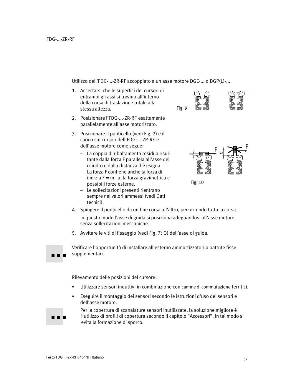 Festo Пассивные нправляющиеFDG-ZR-RF User Manual | Page 57 / 76