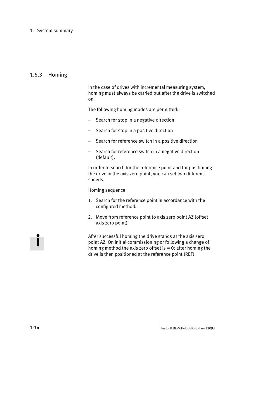 Festo Электромотор MTR-DCI User Manual | Page 32 / 182