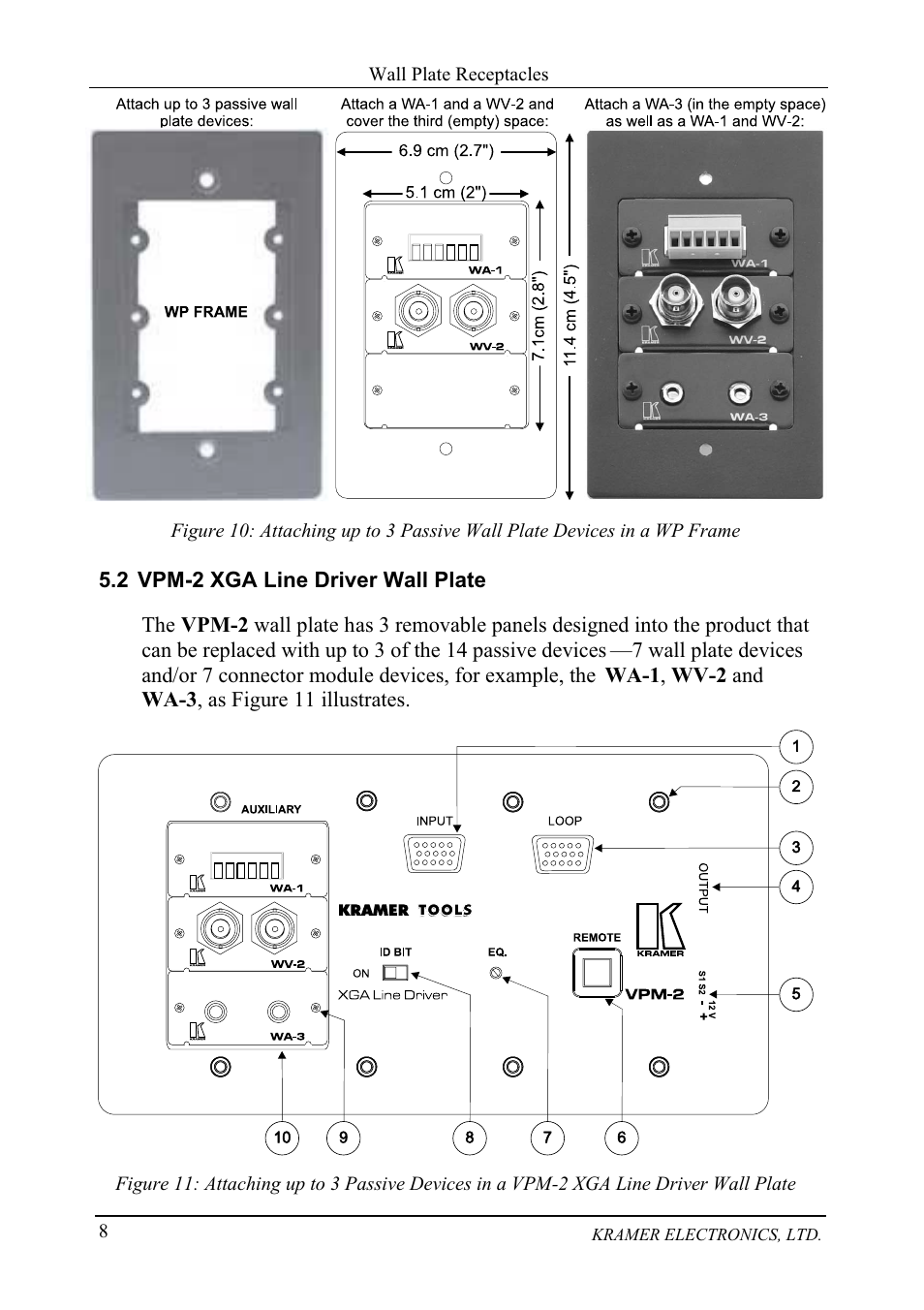 Kramer Electronics VPM-2 User Manual | Page 13 / 42