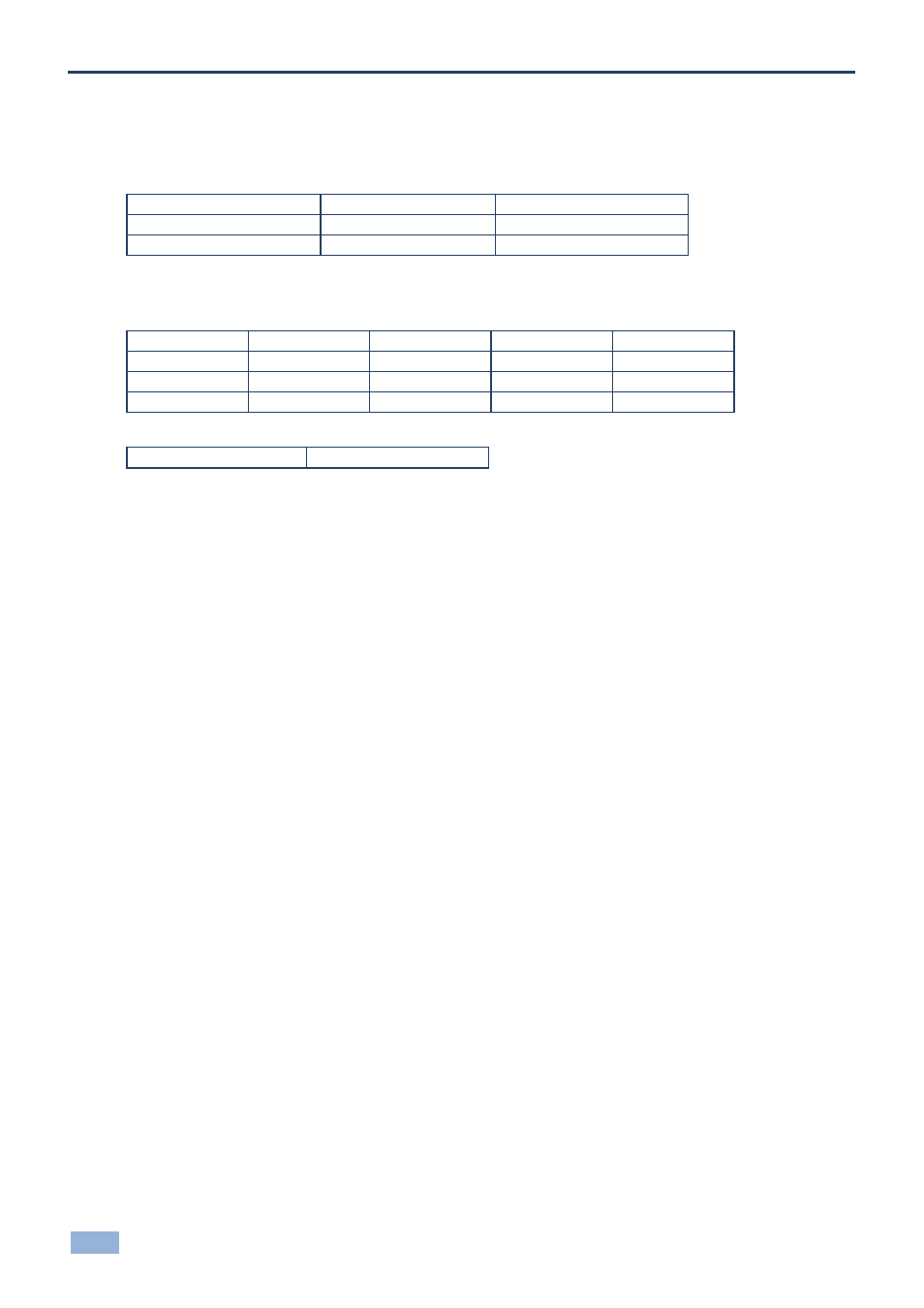 26 vp-423, 1 vp-423 input resolutions, 2 vp-423 output resolutions | Vp-423, Vp-423 input resolutions, Vp-423 output resolutions | Kramer Electronics VP-790 User Manual | Page 37 / 45