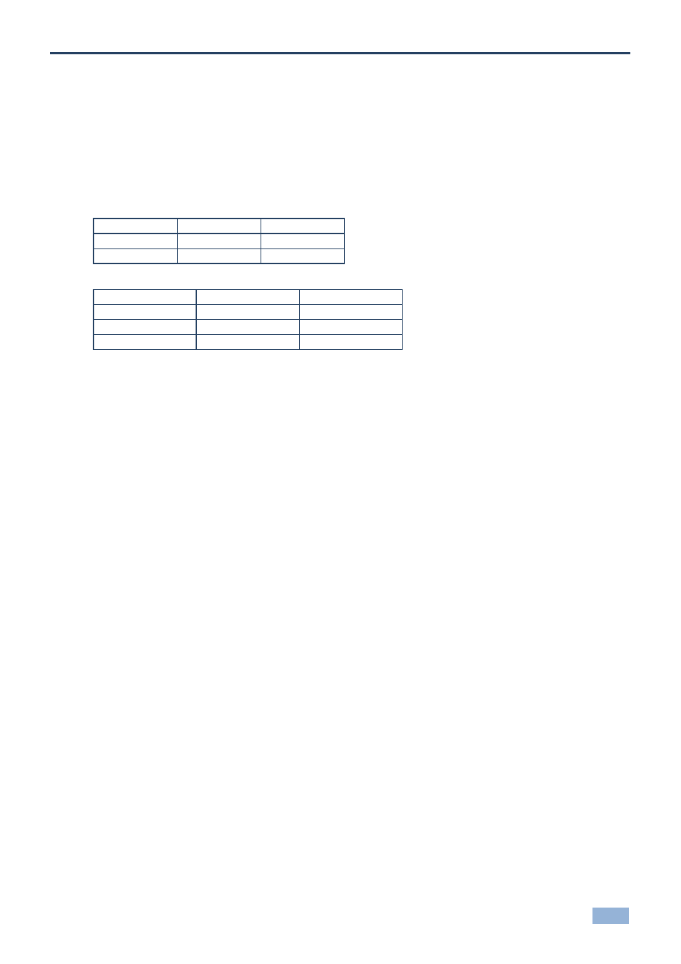 31 vp-417, 1 vp-417 input resolution, 2 vp-417 output resolution | Vp-417, Vp-417 input resolution, Vp-417 output resolution | Kramer Electronics VP-790 User Manual | Page 42 / 45