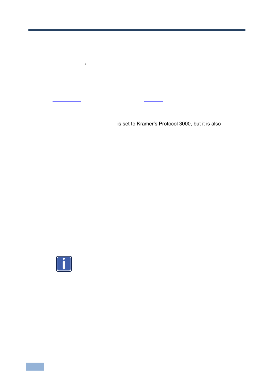 10 kramer protocol, 1 switching protocols, 1 switching protocols via the front panel buttons | 2 switching protocols via protocol commands, Kramer protocol, Switching protocols | Kramer Electronics VS-41HDCP User Manual | Page 25 / 39