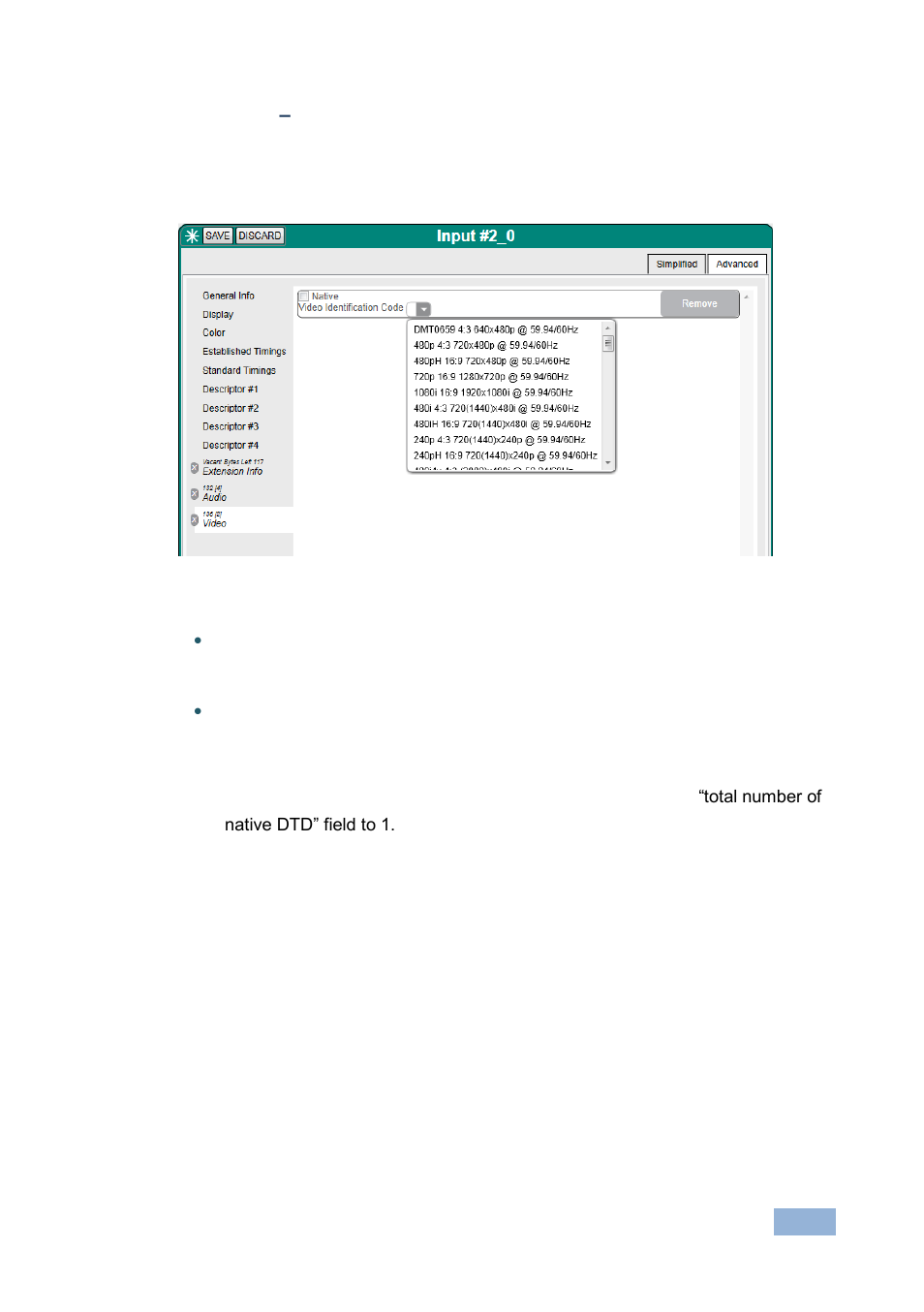 3 extension – video | Kramer Electronics EDID Designer User Manual | Page 31 / 33