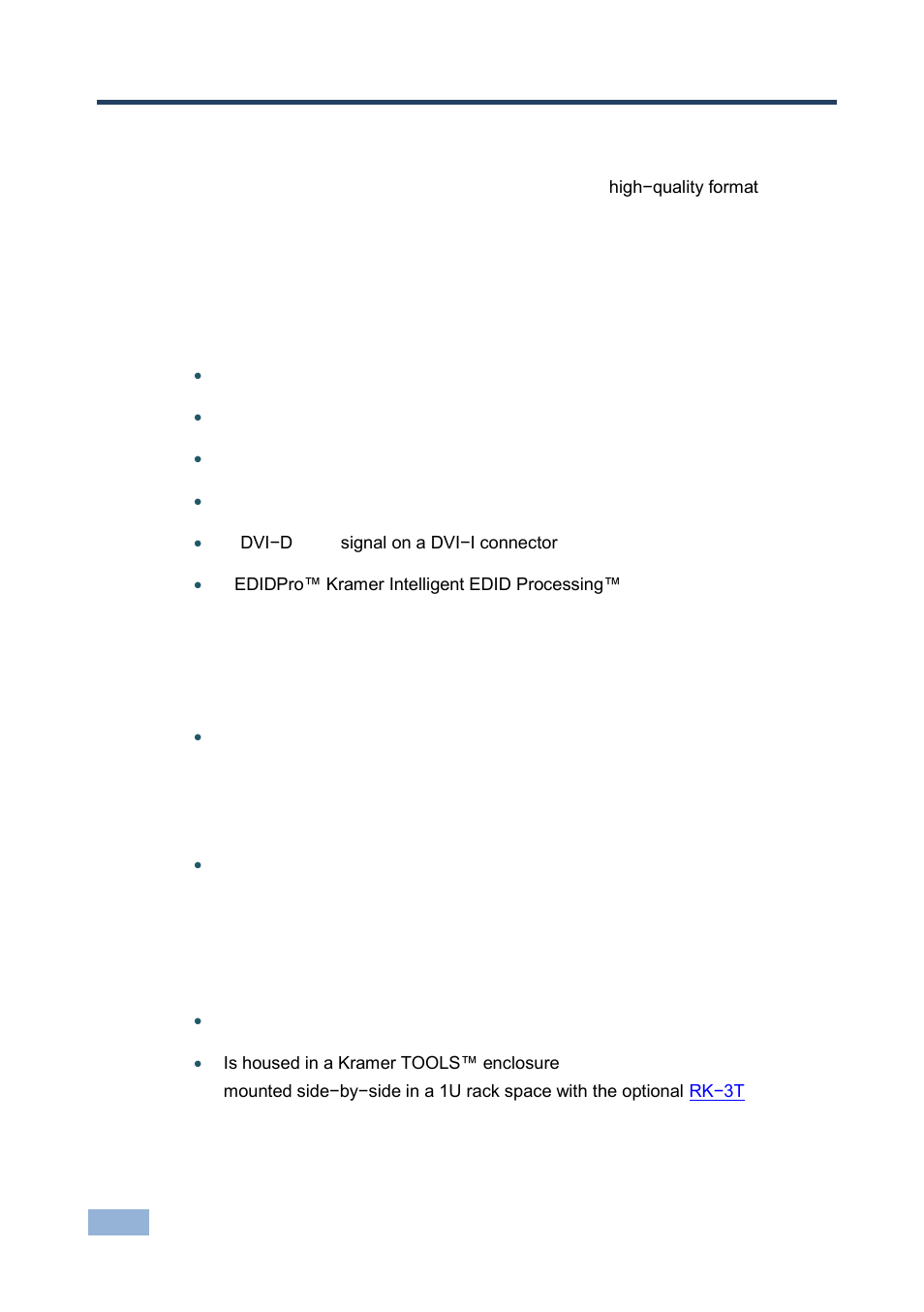 3 overview, Overview, 3overview | Kramer Electronics FC-49 User Manual | Page 7 / 15