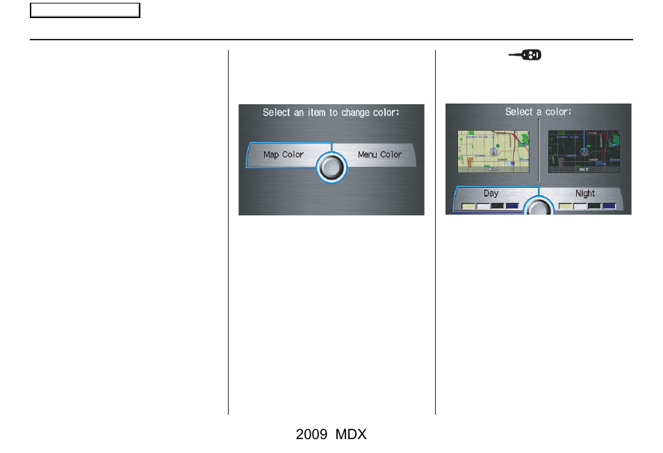 System setup, 2009 mdx | Acura 2009 MDX User Manual | Page 104 / 174