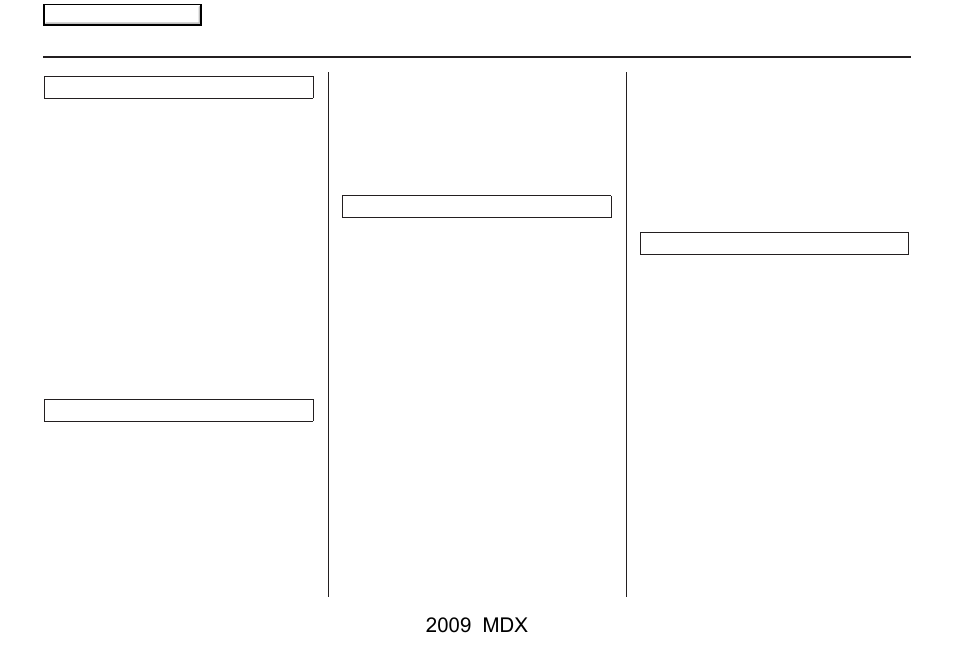 Index | Acura 2009 MDX User Manual | Page 169 / 174