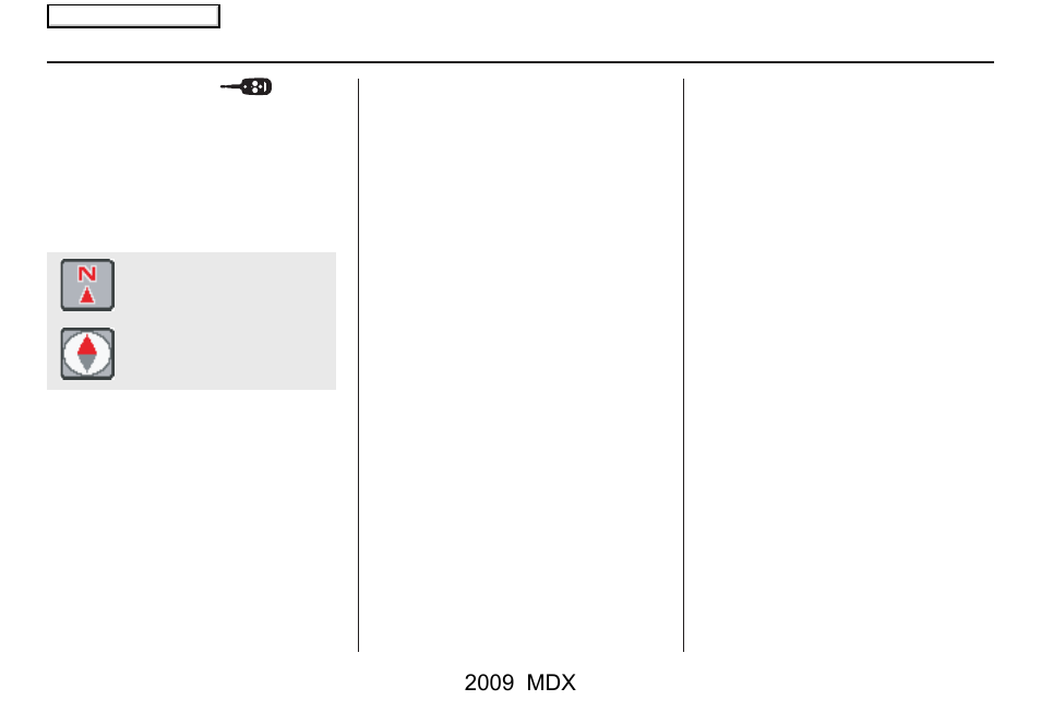 Driving to your destination, 2009 mdx | Acura 2009 MDX User Manual | Page 62 / 174