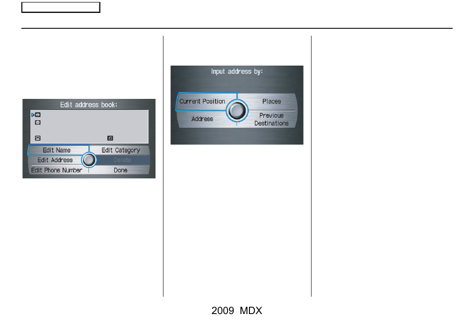 System setup, 2009 mdx | Acura 2009 MDX User Manual | Page 87 / 174