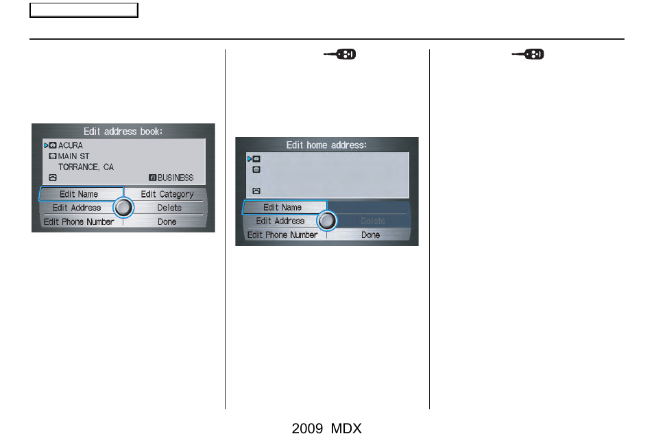 System setup, 2009 mdx | Acura 2009 MDX User Manual | Page 89 / 174