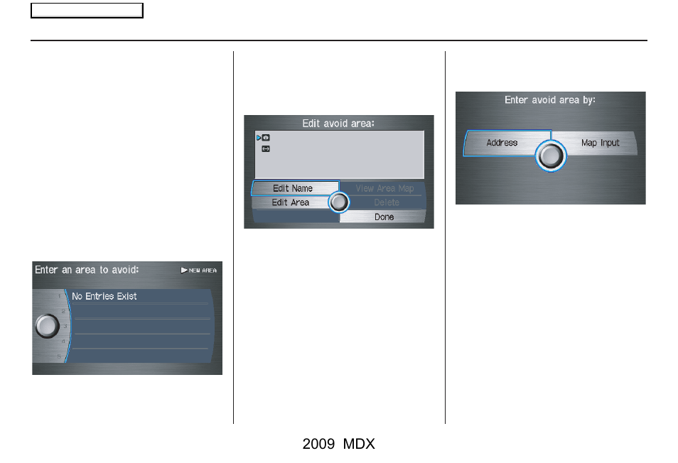 System setup, 2009 mdx | Acura 2009 MDX User Manual | Page 97 / 174