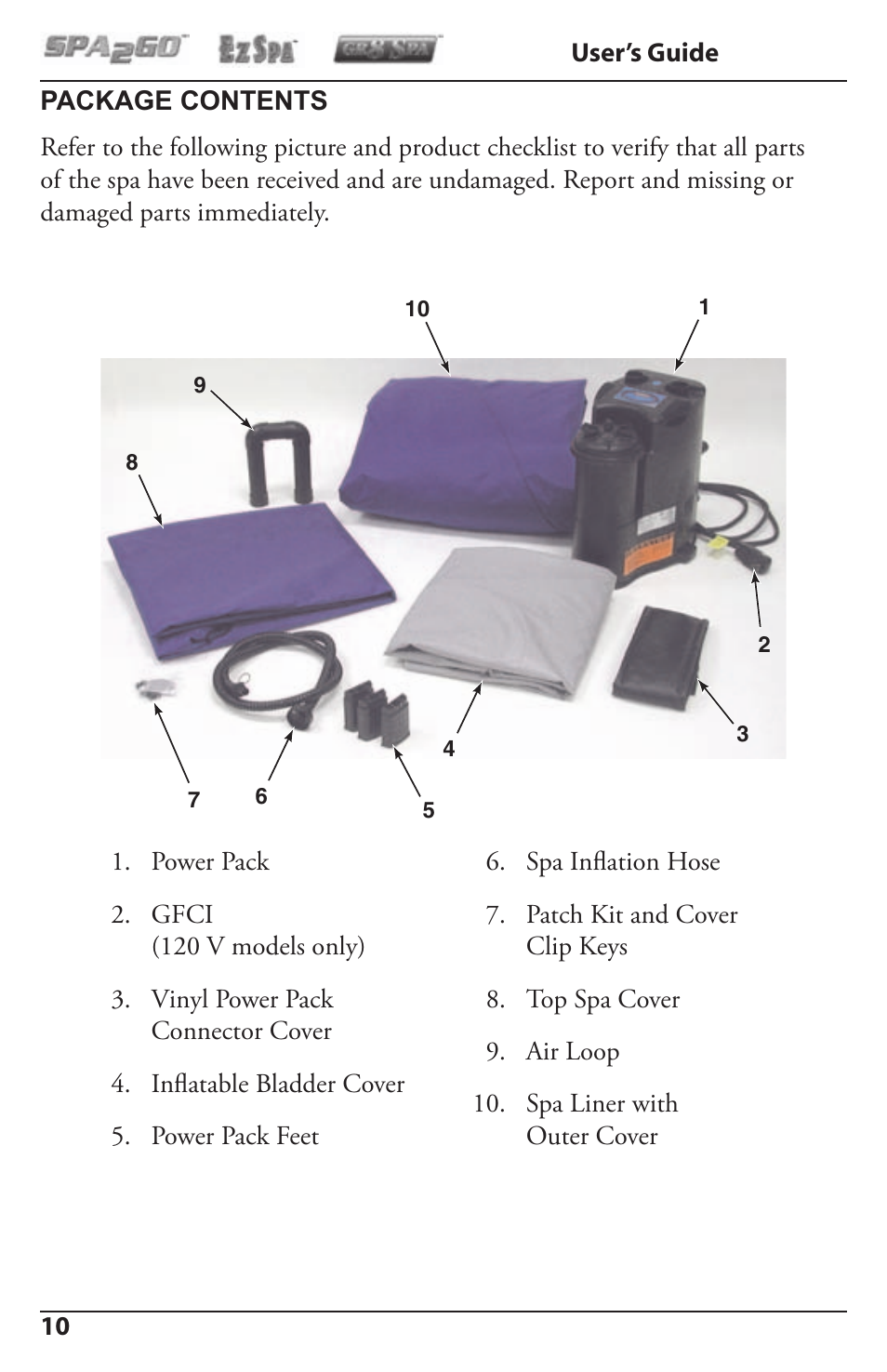 Activeforever Spa2Go STG-1 User Manual | Page 10 / 28