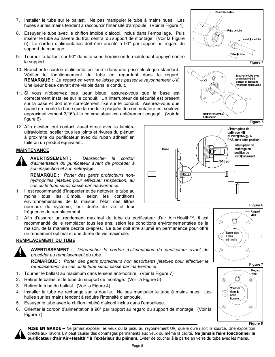 Air Health Air+Health AH-1 User Manual | Page 8 / 16