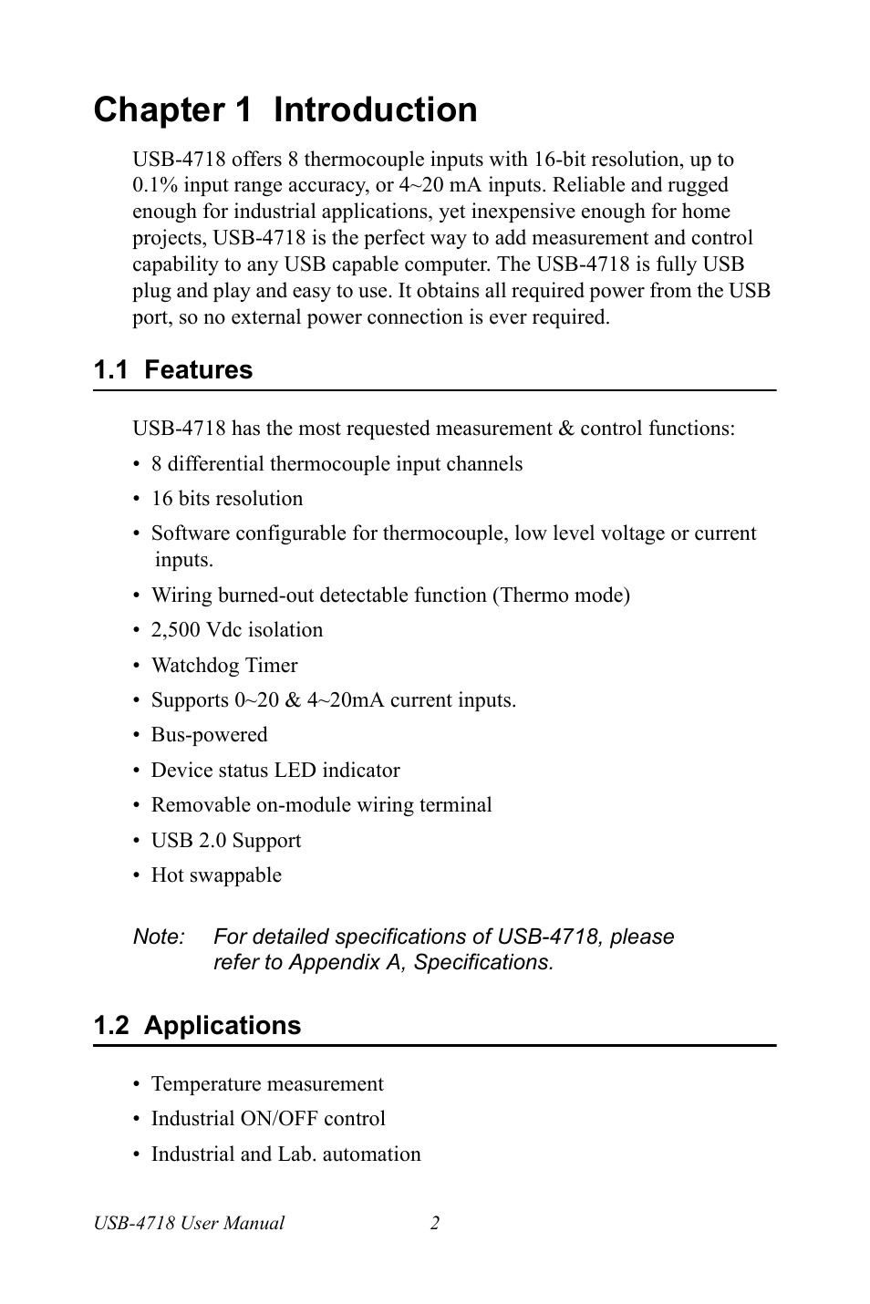 Advantech 4718 User Manual | Page 8 / 54