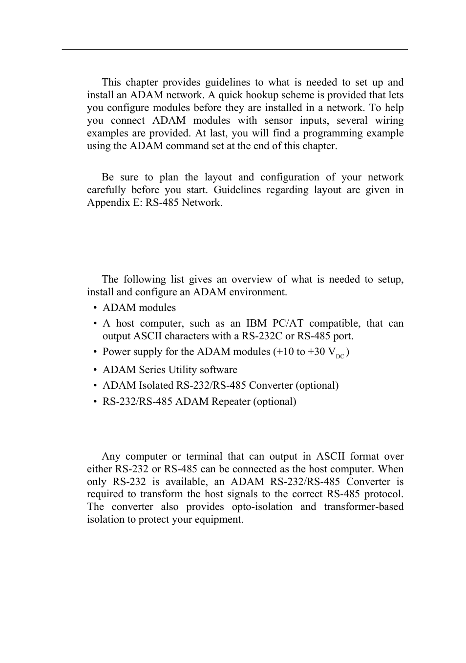 Installation guideline | Advantech Data Acquisition Modules ADAM 4000 User Manual | Page 12 / 429