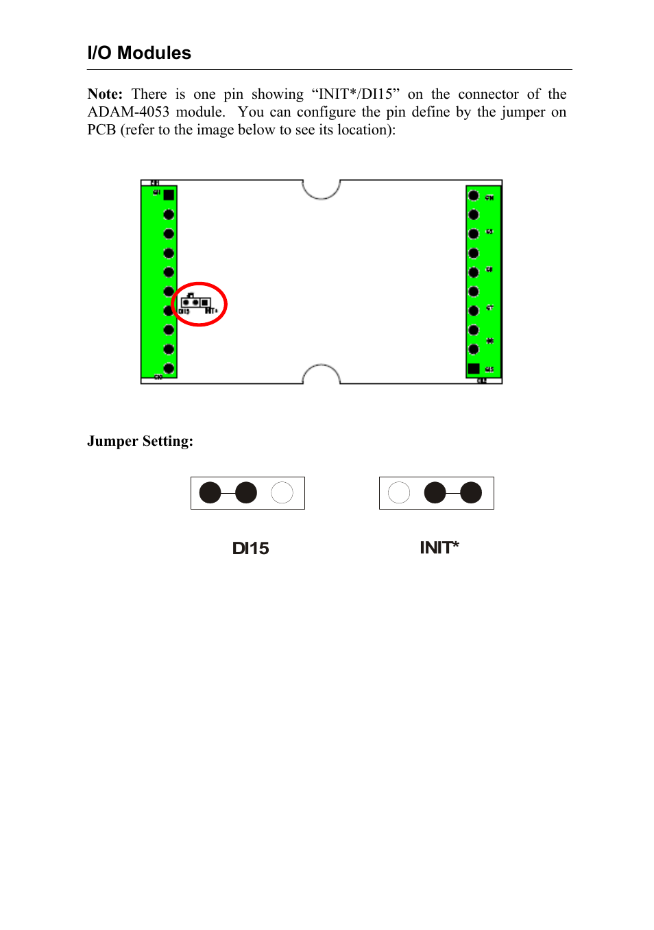 I/o modules | Advantech Data Acquisition Modules ADAM 4000 User Manual | Page 81 / 429