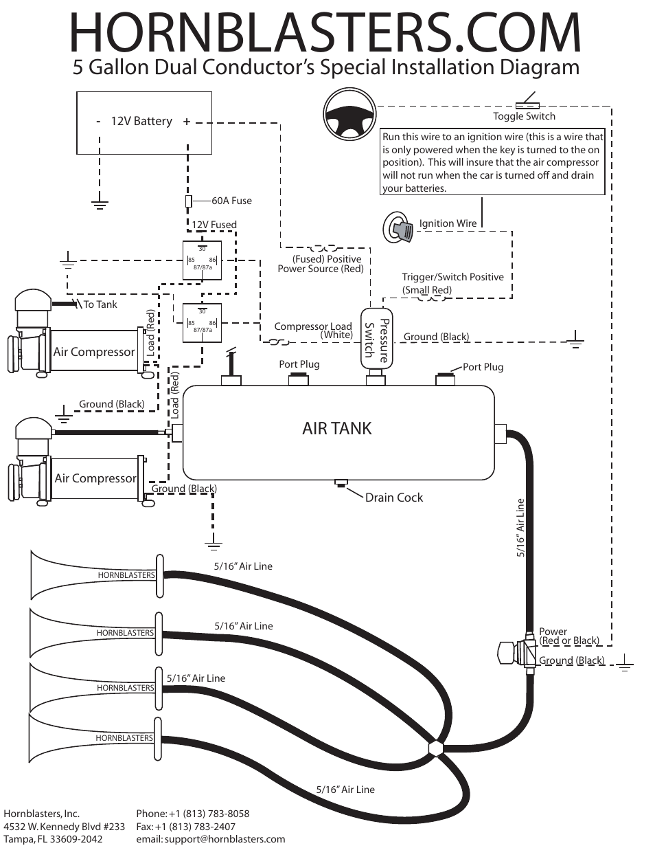 Air tank | HornBlasters HK-S4-540D User Manual | Page 8 / 8