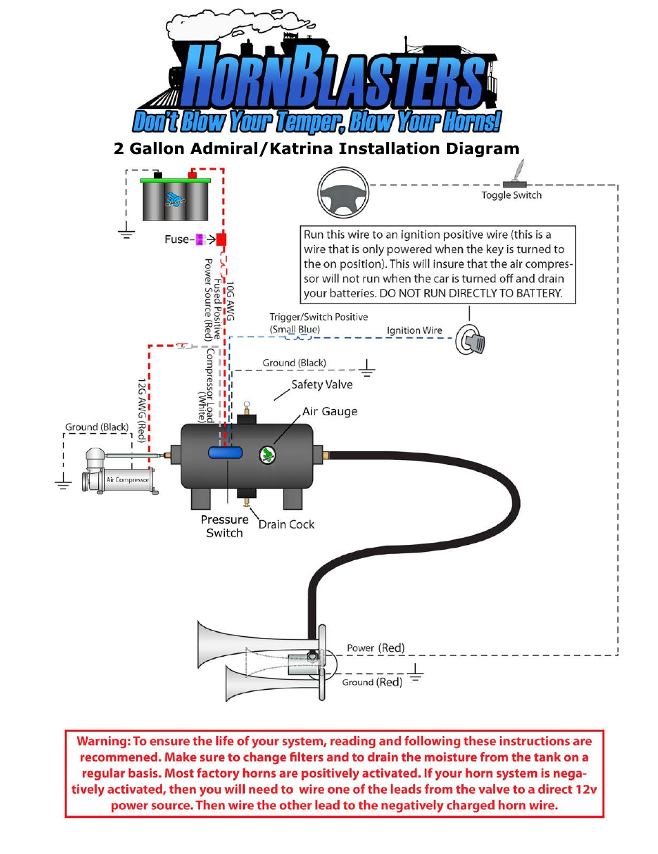 Katrina_240_diagram | HornBlasters Admiral/Katrina 200 Series User Manual | Page 8 / 9