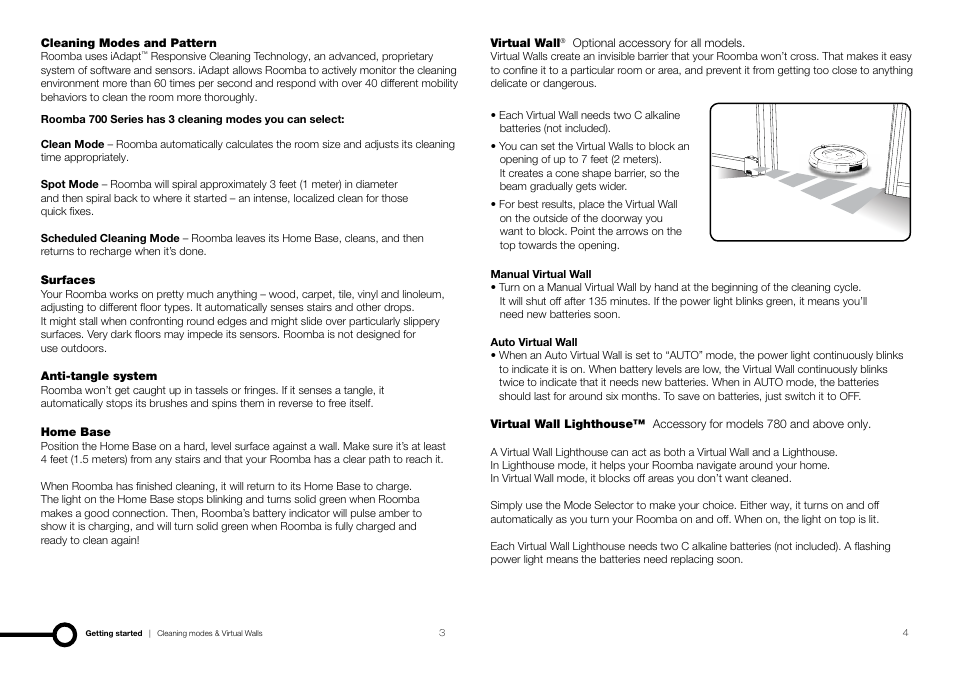 iRobot Roomba 700 Series User Manual | Page 3 / 9
