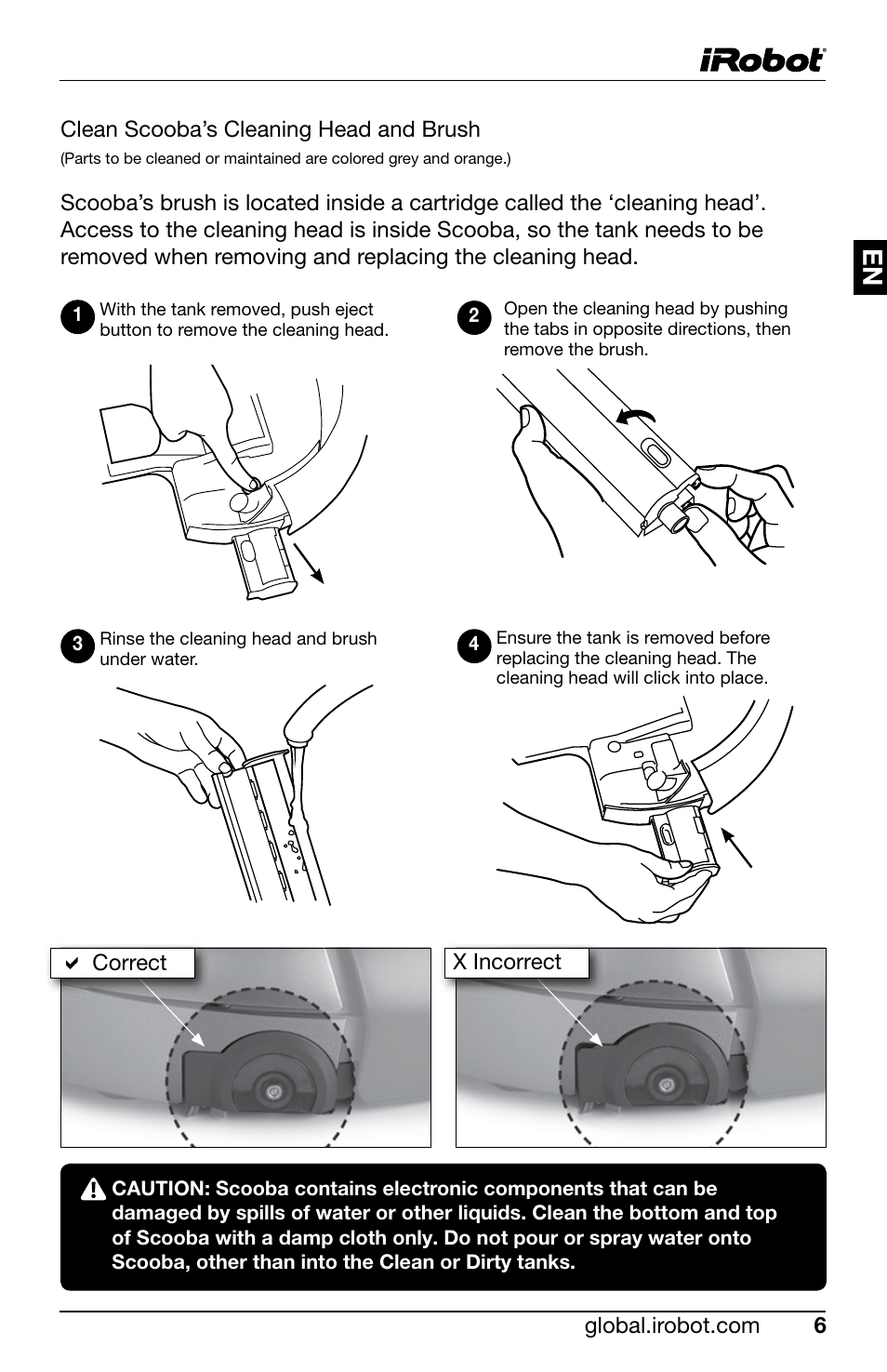 iRobot Scooba 300 Series User Manual | Page 7 / 15