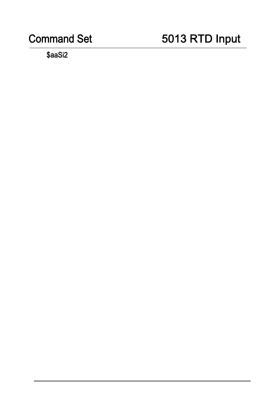 Command set 5013 rtd input, Aasi2 | Advantech 5000 Series User Manual | Page 101 / 301